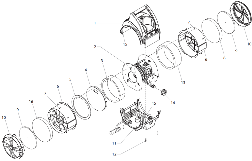 CapSpray 75 Main Assembly Parts